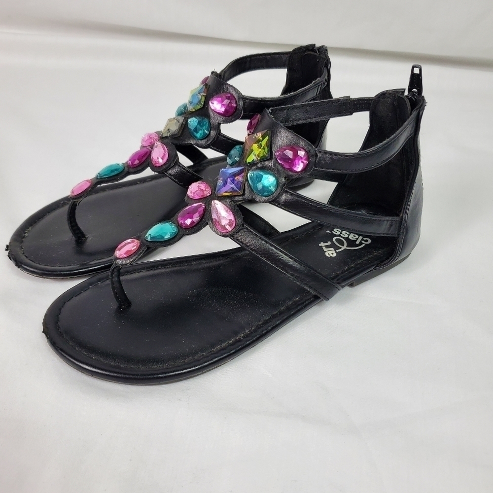 Art Class jeweled gladiator sandals